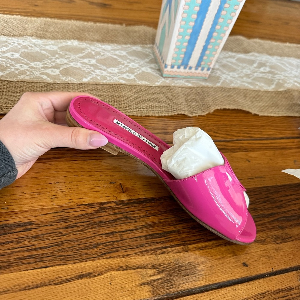 Manolo Blahnik slides